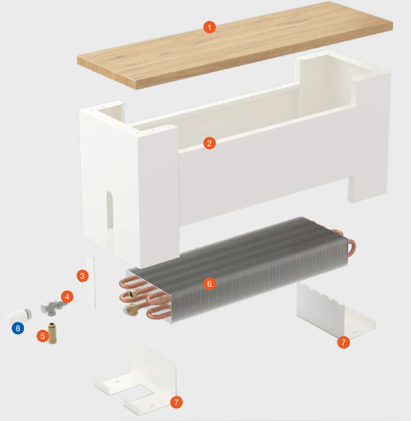 éclaté banc koraline