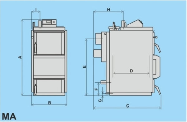 dimension chaudière
