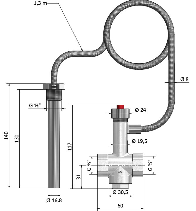 dimensions BVTS Danfoss
