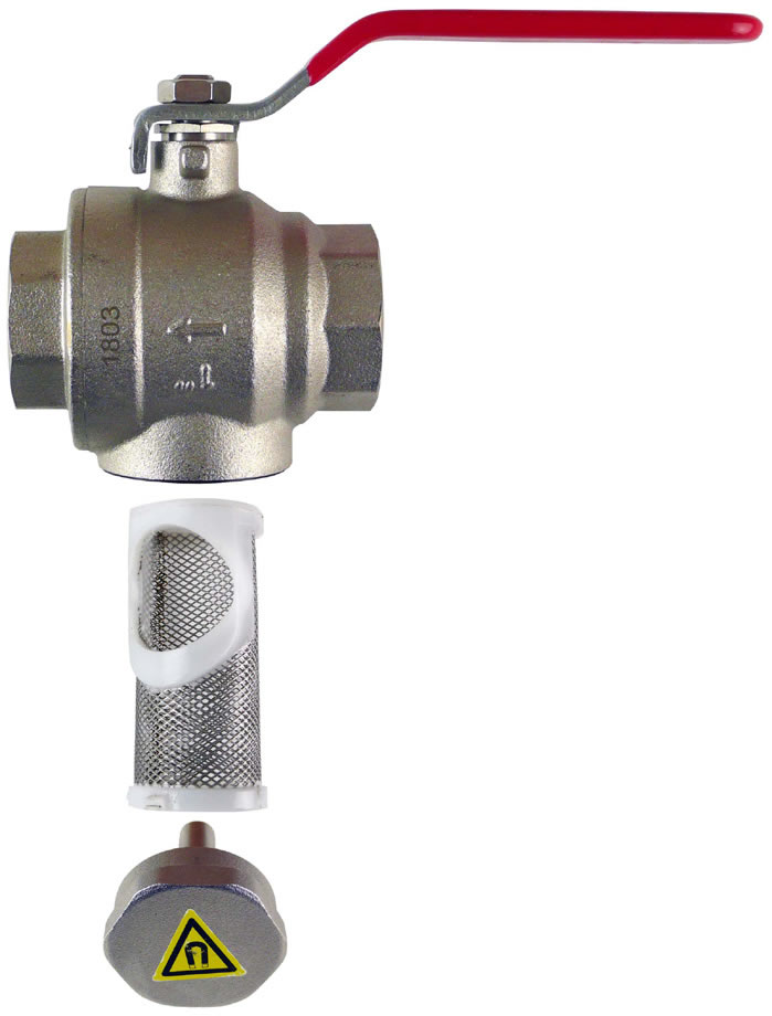 composition de la vanne du filtre et du barreau magnetique