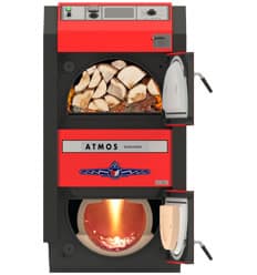 Chaudi&egrave;re Bois &agrave; gaz&eacute;ification Atmos