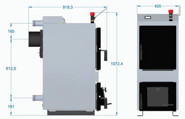 chaudiere Via D acier en remplacement U26 fonte