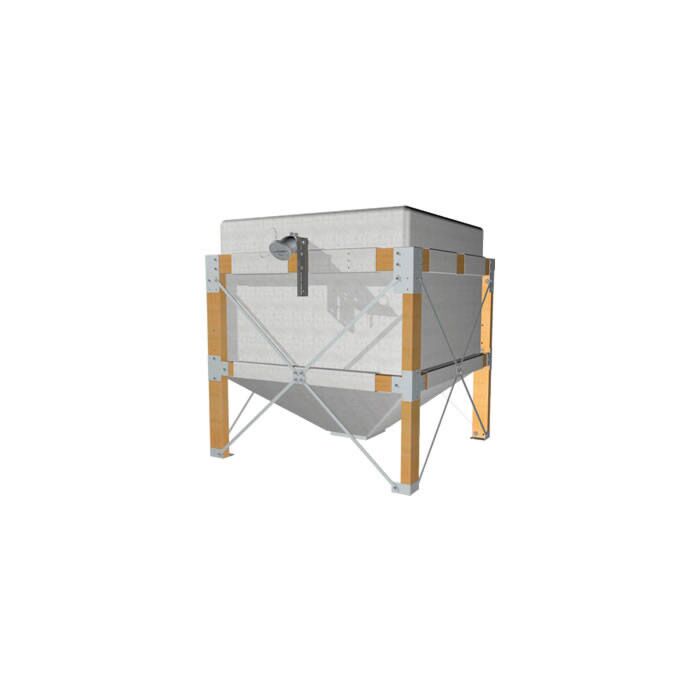 silo textile Froling type 10 avec vibreur