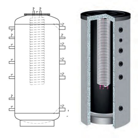 Ballon tampon combin&eacute; hygi&eacute;nique 1000 litres