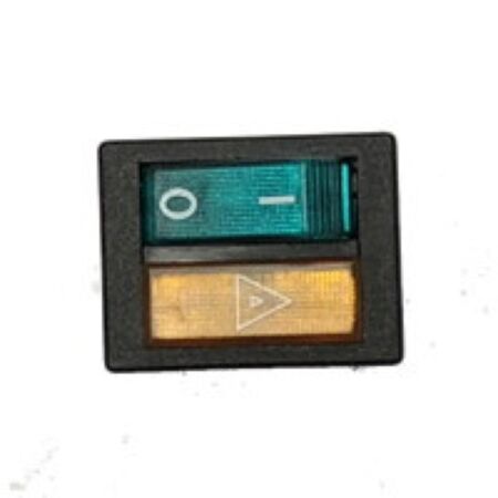 Interrupteur vert avec voyant orange pour chaudière Green Eco Therm