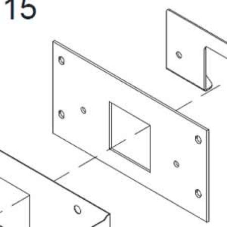  Joint trappe décendrage 3x136x265   PE1 15/20 et PECO 15/20kW 02/2016 à aujourd’hui  T242408
