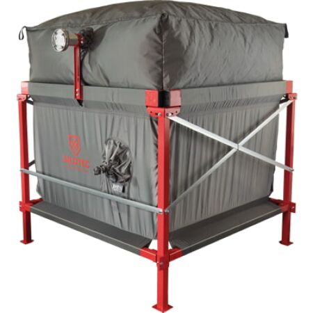 silo textile à fond plat Volummax capacité 3 tonnes hauteur réduite