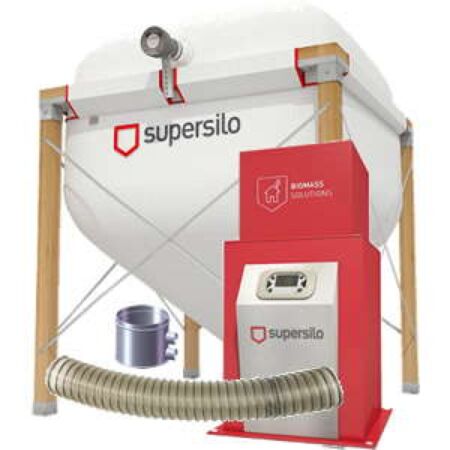 Silo textile Supersilo ECO200P avec extraction par aspiration VACUPELLET