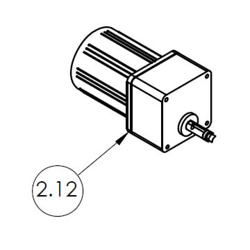 Moteur de décendrage CP 12‐23‐40‐60‐80/100 SB