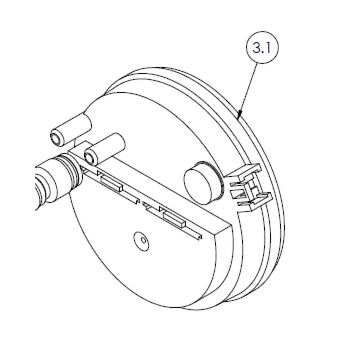 Capteur de pression d'air CP 12‐23‐40‐60‐80/100 SB