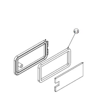 Joint de porte cendrier CP 12‐23‐40‐60‐80/100 SB‐150