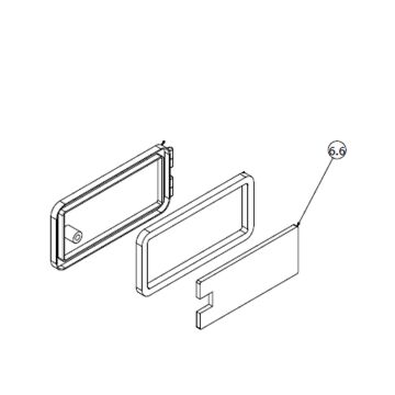 Isolation de porte cendrier CP 12‐23‐40‐60‐80/100 SB‐150