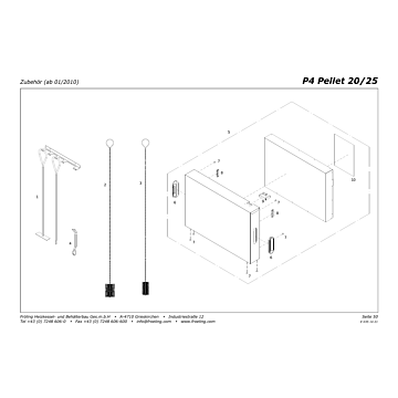 Vue éclatée P4 20-25 kW - Accessoires (à partir de 01/2010) (s10b)