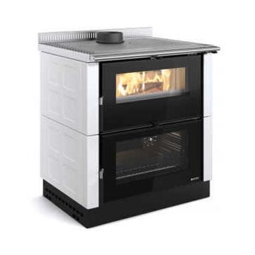 cuisiniere bois La Nordica VERONA XXL maiolica buche de 50cm
