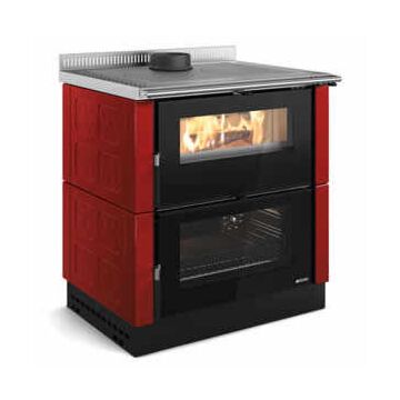 cuisiniere bois La Nordica VERONA XXL maiolica buche de 50cm