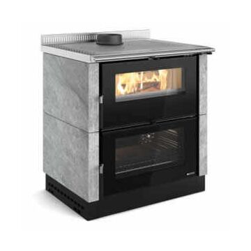 cuisiniere bois La Nordica VERONA XXL pierre naturelle