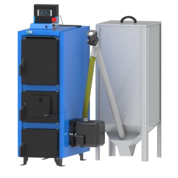 Chaudière bois combinée bois granulés premium 20 / 25 kW
