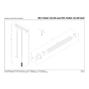 Vue éclatée PE1 15-20 kW — Accessoires