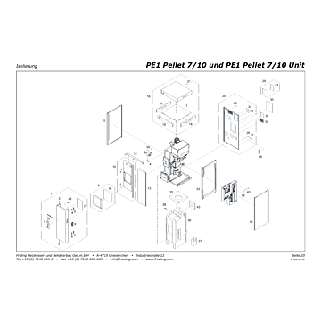 Vue éclatée PE1 7-10 kW (à partir de 2013) - Isolation (s05)