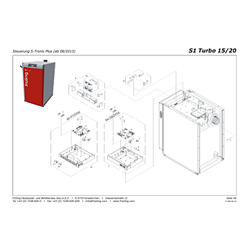 Vue éclatée S1 Turbo 15-20 kW - Régulation S-Tronic Plus (à partir de 08/2013) (s06b)