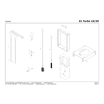 Vue éclatée S1 Turbo 15-20 kW - Accessoires (s07)