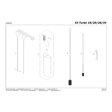 Vue éclatée S3 Turbo 18-28 kW - Accessoires (s08)