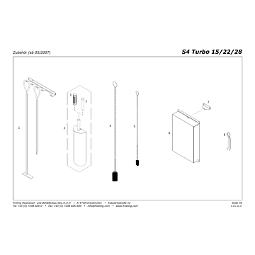 Vue éclatée S4 Turbo 15-22-28 kW - Accessoires (à partir de 05/2007) (s09)