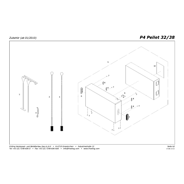 Vue éclatée P4 32-38 kW - Accessoires (à partir de 01/2010) (S10B)