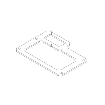 Joint couvercle chambre de combustion PE1 15/20 6x225x346   09/13 à 01/16