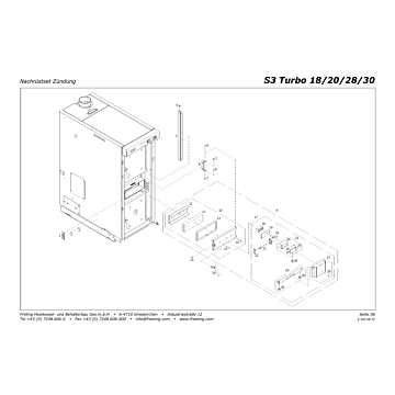 Vue éclatée S3 Turbo 18-28 kW - Kit de rattrapage allumage (s06)