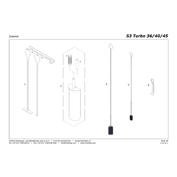Vue éclatée S3 Turbo 36-40-45 kW - Accessoires (s07)