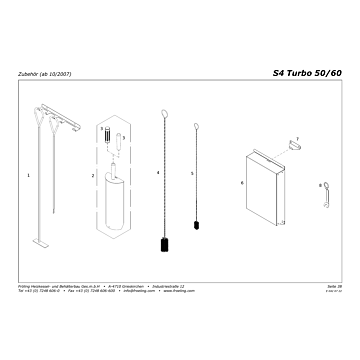 Vue éclatée S4 Turbo 50-60 kW - Accessoires (a partir de 10/2007) (s09)
