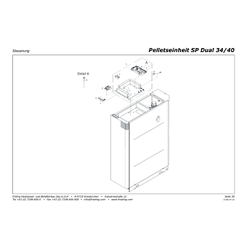 Vue éclatée SP Dual 34-40 kW - Commande (s07)