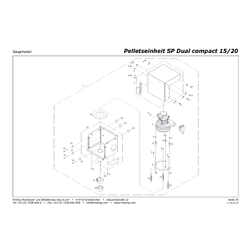 Vue éclatée SP Dual Compact 15-20 kW - Module aspiration (s07)