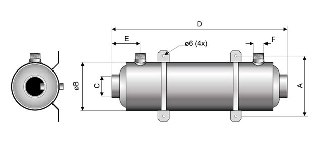 Dimensions Echangeur Thermique Hi-Flow Pahlén