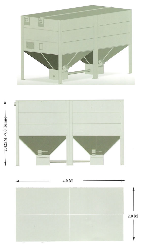 dimensions silo à pellet